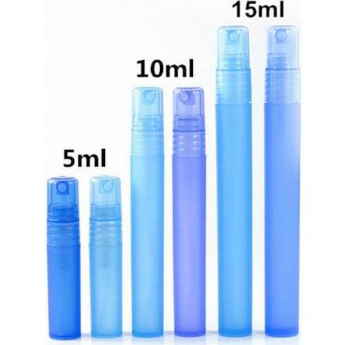 Random color 5ml/10ml/15ml Mini Mist Empty Perfume Spray Refillable Bottle Portable Sample Bottle Small Atomizer Sprayer Bottles