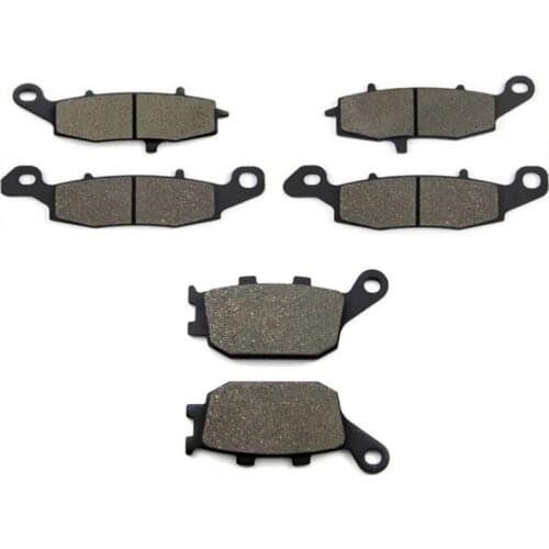 SOMMET Motorcycle Front + Rear Brake Pads Disks for Suzuki GSF 650 AK5/AK6/SAK5/SAK6 (ABS) (05-06) GSF650 LT229-231-174