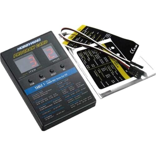 Hobbywing LED Program Box Card 2B For Seaking Series Rc boat Brushless ESC RC car