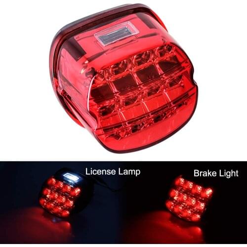 LED Tail Light Motors Driving Turn Signal Brake Taillight Compatible with Harley Dyna Road King Electra Glide Street Bob Touring