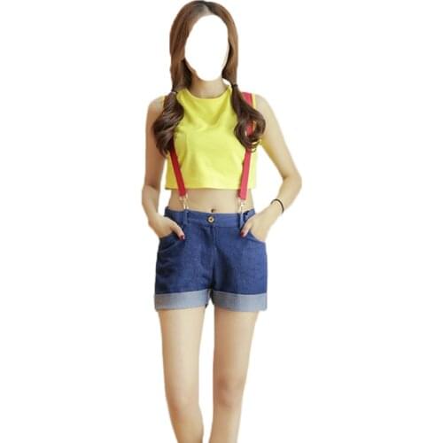 Misty Cosplay Costume top+pant 11