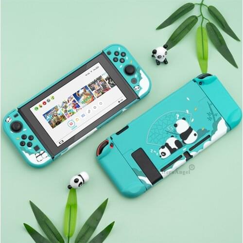 Cute Panda Protective Shell For Nintendo Switch Hard Cover Back Grip Shell For NS Switc Housing Case For Nintendo Switch Access