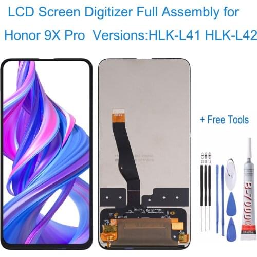 Display screen LCD Screen and Digitizer Full Assembly for Huawei Honor 9X Pro Free Tools