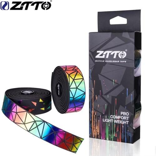 ZTTO Road Bike Bar Tapes Colorful Gradient Handlebar tape EVA Tape Waterproof Anti-slip Cycling Toughness Vibration Damping