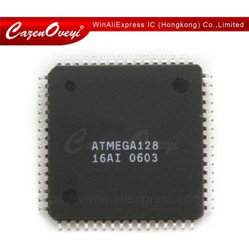 10pcs/lot ATMEGA128-16AU ATMEGA128 QFP64 new and original In Stock