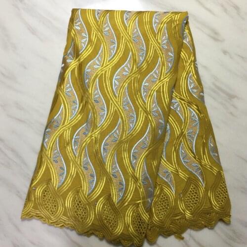 5Yards Swiss Voile Lace In Switzerland Swiss Voile Lace Fabric Cotton Embroidery African Nigeria Lace Fabric For Dress Sewing PS