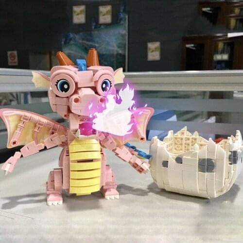 771pcs LOZ Mini Building Blocks Baby Dragon Animal/lovely/girls Toys for Kids Assemblage Educational Model Brinquedos 1122