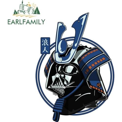 EARLFAMILY 13cm x 9.5cm Car Sticker Japan Wandering Samurai Vinyl Decal for Window Bumper Trunk Stickers JDM Car Accessories