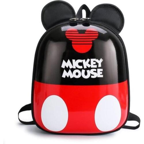 Disney Mickey mouse Childrens school bag kindergarten boy girl baby backpack 2-3-5 minnie cute cartoon egg shell backpack
