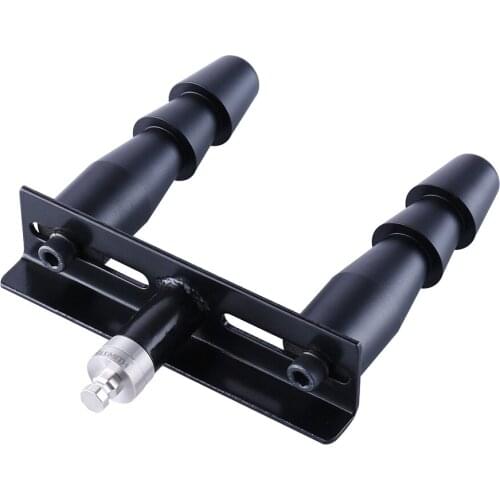 HISMITH KlicLok Sex Machine Black Double Vac-u-Lock Attachments, Double Penetration Function Expander Adult Sex Products