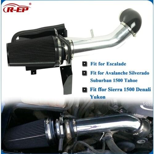 Air Intake Pipe Kit for Cadillac Escalade Chevrolet Avalanche Silverado Suburban Tahoe GMC Sierra Denali Yukon with Air Filter