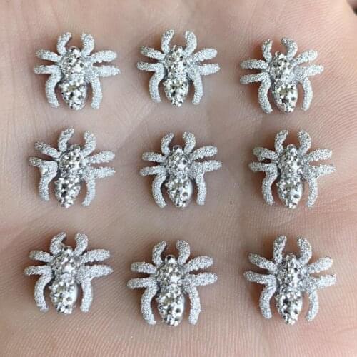 New Simulation Spider Popcorn Box Halloween Skull Prop Bar Ghost House Decoration Party Festive Party Supplies 13mm 90pcs -B702