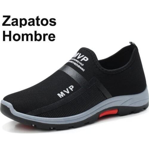 Summer Mesh Men Shoes Lightweight Sneakers Men Fashion Casual Walking Shoes Breathable Slip on Mens Loafers Zapatillas Hombre
