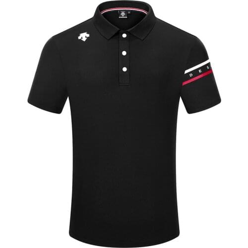 Summer Mens Clothes Short Sleeve Golf T-Shirt 4Colors Outdoor Sports Casual Polo Shirt S-XXL in Choice