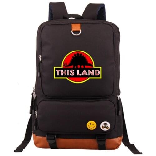 Jurassic Dinosaur Skull Skeleton Fossil Boy Girl School bag Women Bagpack Teenagers Schoolbags Canvas Men Student Backpack