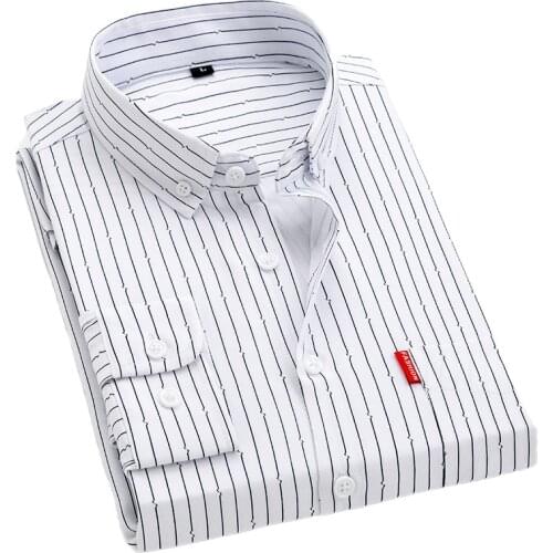 2021 fashion mens striped shirt spring autumn casual mens long sleeve shirt youth street mens plaid shirt shirt