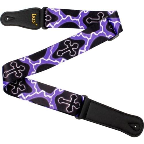IRIN Guitar Strap Adjustable Polyester Belt PU Leather Ends for Acoustic Folk Classic Electric Guitar Bass guitar accessories