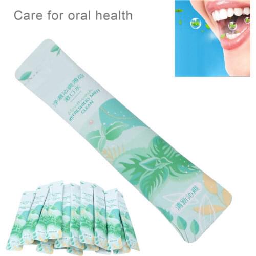 20Pcs*10ml Mouth Rinse Independent Packing Prevent Bad Breath Oral Health Care Mint Mouth Wash Cool Mint Oral Rinse Mouthwash