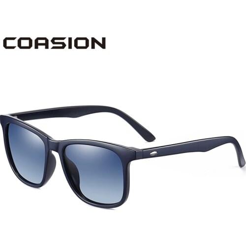 COASION Retro Square Matte frame Polarized Sunglasses Men Women Brand Designer Glasses for Driving Male zonnebril heren CA1728