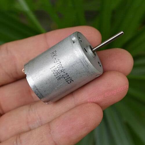 RK-370CA-22125 Carbon Brush DC Motor 6V-12V 16000RPM High Speed Micro 24mm Electric Motor DIY Toy