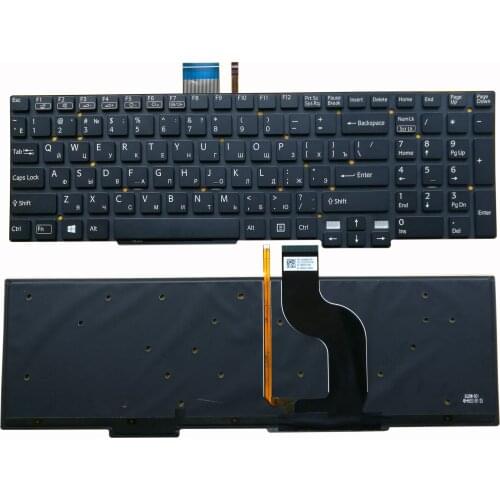 OVY CF RU laptop keyboard for SONY SVT15 SVT151A11L SVT15115CXS with Backlit P/N:147444211CA 147442511RU Russian Canadian CA KB
