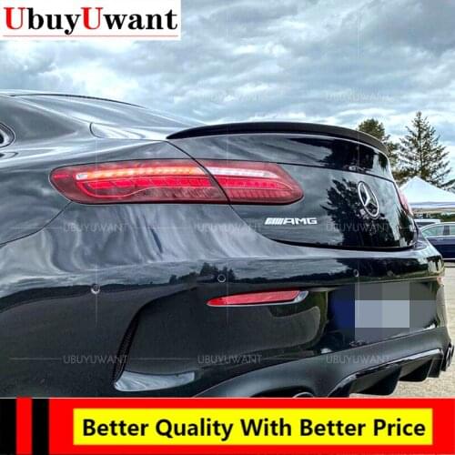 EPFBSQP For W213 Coupe W238 Spoiler 2017-2020 Spoiler ABS Plastic Material/Carbon COLOR Car Rear Wing Color Rear Spoiler