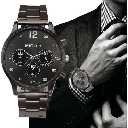 SPRAOI Mens Gold Watch