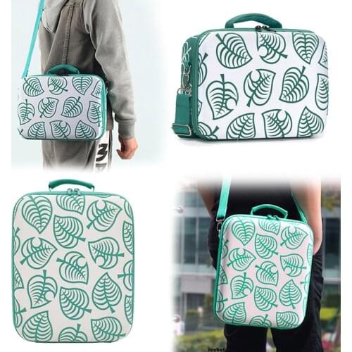For Nintendo Switch Messenger Bag Animal Crossing Theme Big Capacity Traval Bag Full Set Accessories Hard Cover Carrying Case