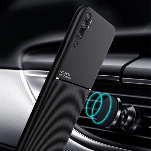Slim Matte Leather Case for Xiaomi Mi Note 10 Pro A2 A1 A3 Lite Case Mi 8 9 SE Pro CC9 CC9E Redmi Note 8 7 Car Holder Cover Case