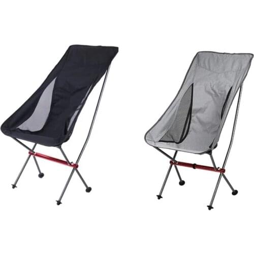 Outdoor Portable Folding Chair Ultralight Travel Fishing Camping Chair Picnic Home Seat Moon Chair