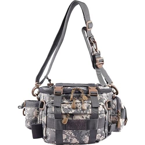 Fishing Bag Waterproof Outdoor Single Shoulder Fishing Waist Pack Bag Fishing Lure Reel Tackle Pesca Storage Bag