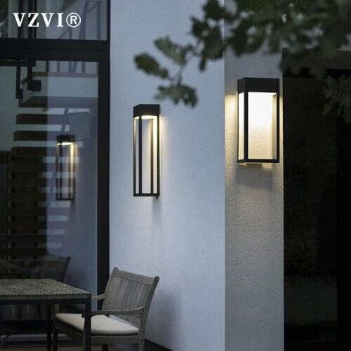 Modern LED Wall Light Outdoor Lighting Garden Light Waterproof Wall Sconces Terrace Plug In Powerful Wall Lamp Street Lamp