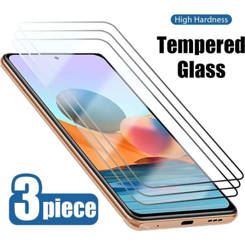 3PCS/Phone Tempered Glass for Redmi Note 10 Pro 4X 4 5 5A 6 Screen Protector Glass for Xiaomi Redmi Note 9 Pro 9S 9T 8 8T 7