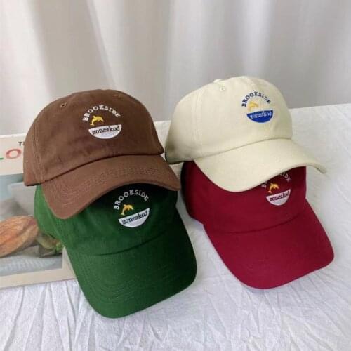 Summer Outdoor Pattern Animal Baseball Cap For Women Vintage Solid Color Embroidery Cap Sunscreen Designer Simple Baseball Caps