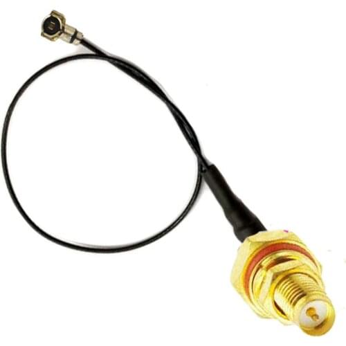 10pcs MHF4 IPX U.FL IPEX to Waterproof RP-SMA O-ring Female Bulkhead RF pigtail WIFI PCI Antenna 0.81mm cable 10/15/20/30cm