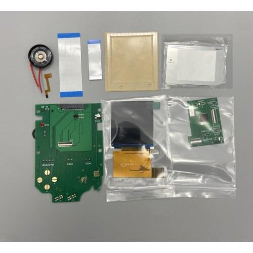 10pcs High quality 2.6 inch 2.2 inch For GB highlight ips LCD screen For GAMEBOY highlight screen repair replacement