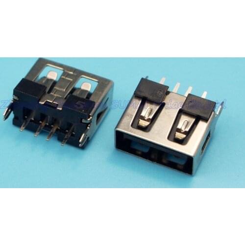 2.0 usb jack connector USB female socket 10.0 180 Degree short type DIY replacement for Tablet pc ect