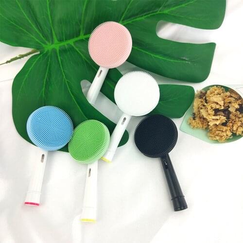 2Replacement Brush Heads For Oral-B Electric Toothbrush Facial Cleansing Brush Head Electric Cleansing Head Face Skin Care Tools