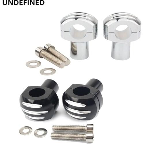 25mm Motorcycle Bar Clamps 1" Handlebar Riser Mount Kits For Harley Honda Yamaha Kawasaki Vulcan 900 VTX VL1500 V-Star 650 Dyna
