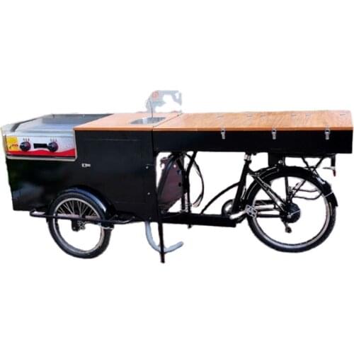 3 Wheel Food Bike Takeaway Reverse Riding Mobile Sale Trike for Adults Pedal Tricycles Snack Electric Bicycle