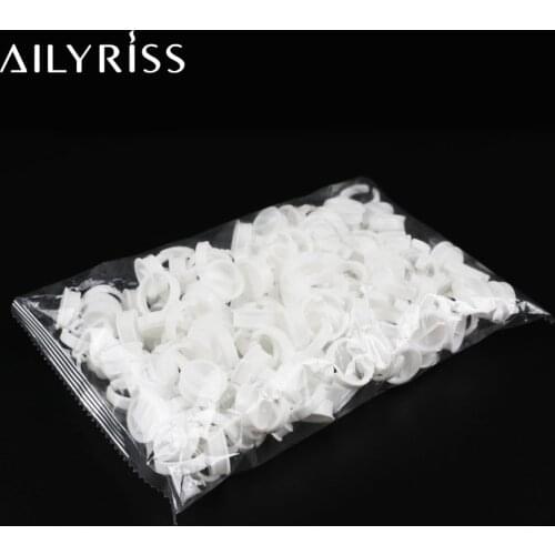 50 PCS Disposable Eyelash Extension Glue Rings Holder Tool Eyelash Extension container Tattoo Pigment Professional Makeup Beauty