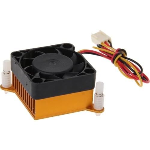 PC Northbridge Chipset Aluminium Cooler Heatsink 40mm Fan For 3D Printer Cooling K1AA