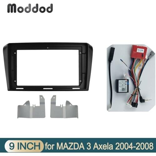 Car Radio Fascias for 2004-2009 MAZDA 3 AXELA Dashboard Installation Install Surround Trim Panel Kit Stereo DVD Player Frame