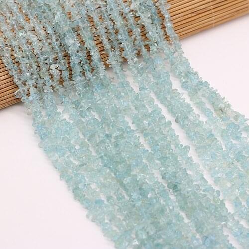 High Quality Beads Natural Apatite Freeform Chip Stone Beads For Christmas Gift DIY Necklace Bracelet Jewelry Making Length 40cm