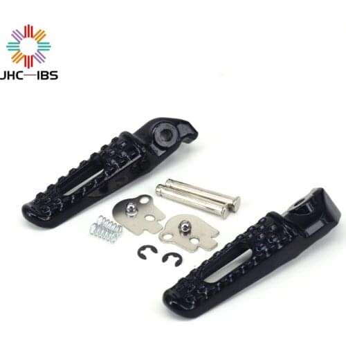 Motorcycle Rear Footrest Black Rear Footrest Foot Pegs For Honda CBR600RR CBR 600 RR 2003-2014 CBR1000RR CBR 1000 RR 2004-2014
