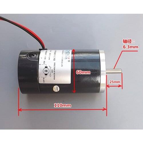 DC motor DC24V3000 to 60 high power motor ball bearing