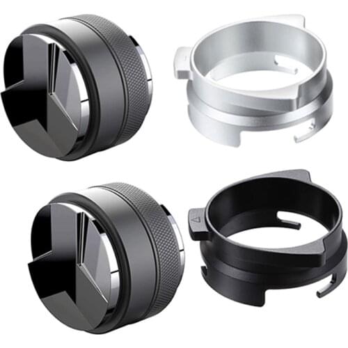 Coffee Powder Ring,54MM Espresso Dosing Funnel Universal Coffee Powder Receiving Dosing Ring Coffee Machine