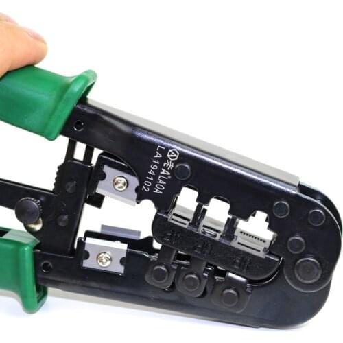 LAOA 4p 6p 8p NetLines Rachet Crimping Pliers Portable LAN Network Tool Multi-function Network Pliers