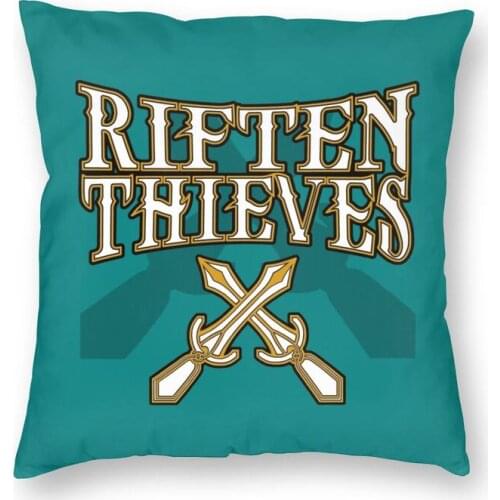 Riften Thieves Sports Logo Skyrim Cushion Covers Sofa Decoration Square Throw Pillow Cover 45x45