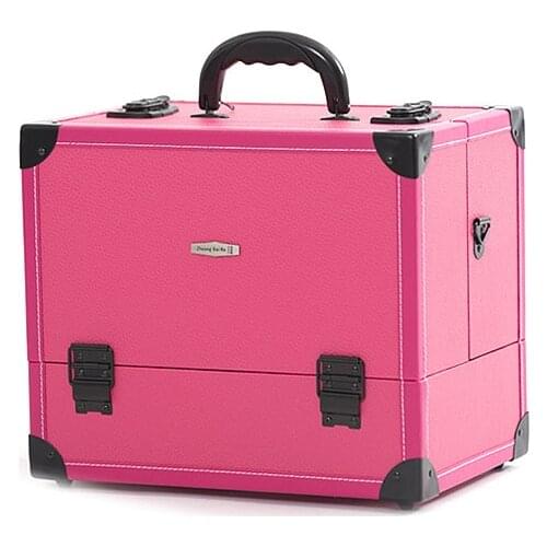 Cheap Makeup Organizer With Shoulder Straps Professional Portable Makeup Storage Box Bag Cosmetic Case Organizador Cosmetic Bag